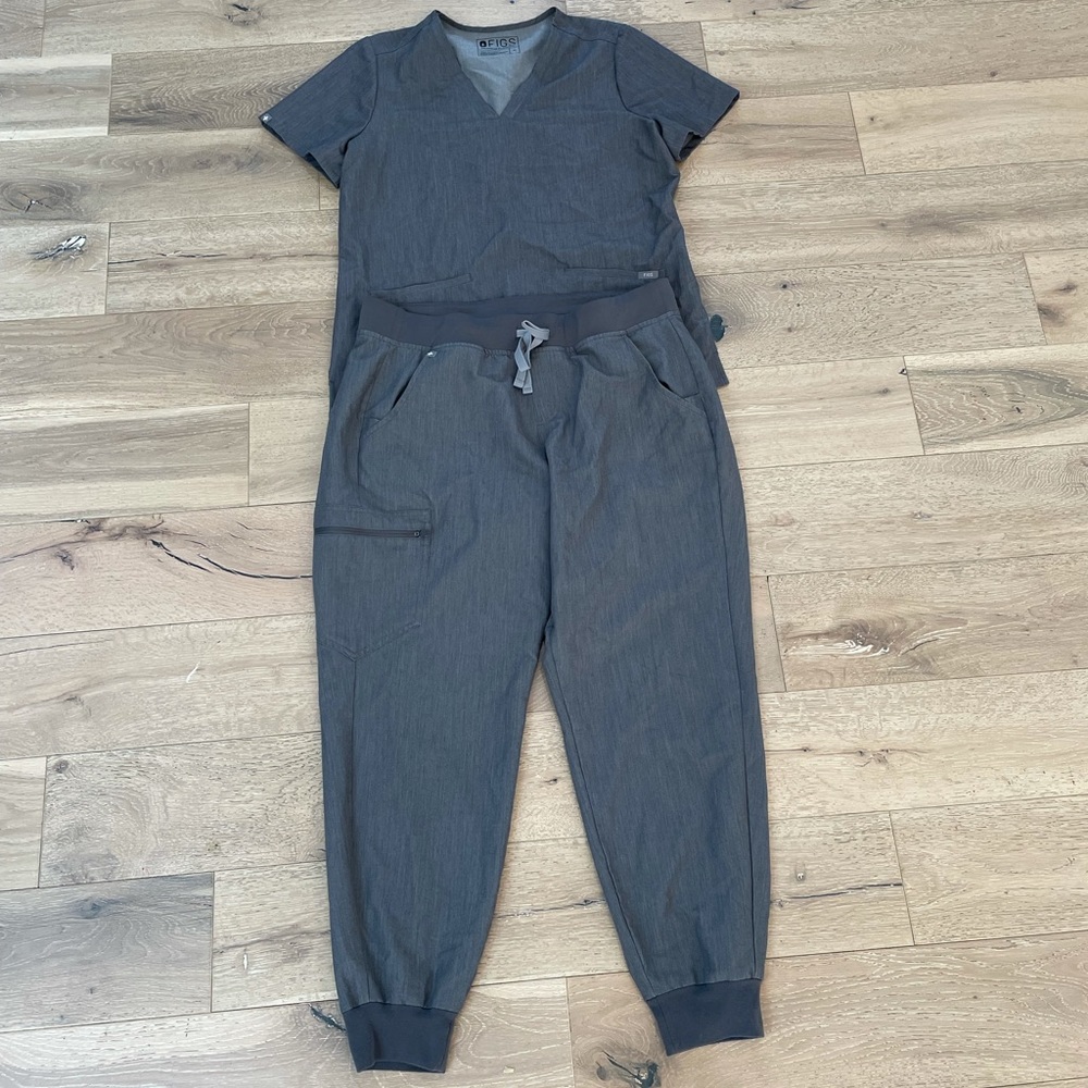 Figs Technicals Collection Jogger Scrubs SET